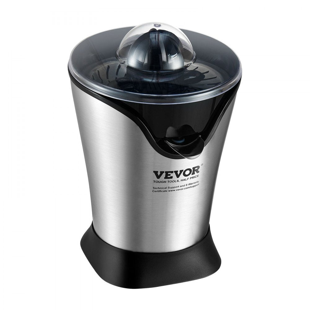 VEVOR Electric Citrus Juicer, Orange Juice Squeezer With One Juicing Cone, 100W Stainless Steel Filter Orange Juice Maker, Easy To Clean For Oranges, Grapefruits, Lemons And Other Citrus Fruits