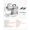 VEVOR Commercial Meat Tenderizer, 450W Electric Beef Machine 265 Lbs/H, for Turkey Chicken Pork, Heavy Duty Stainless Steel Kitchen Tool with 54 Blades, Food Tong, Cleaning Brush, Wide Feed Chute