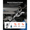 VEVOR Electric Exhaust Cutout, 2.5 Inch Universal Stainless Steel Exhaust Valve Kit with One Controller Remote Kit, Cut Out Valve, Y Pipe, Remote Control & Box, Fits Trucks, Sedans, Sports Cars, SUVs