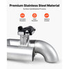 VEVOR Electric Exhaust Cutout, 2.5 Inch Universal Stainless Steel Exhaust Valve Kit with One Controller Remote Kit, Cut Out Valve, Y Pipe, Remote Control & Box, Fits Trucks, Sedans, Sports Cars, SUVs