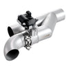 VEVOR Electric Exhaust Cutout, 2.5 Inch Universal Stainless Steel Exhaust Valve Kit with One Controller Remote Kit, Cut Out Valve, Y Pipe, Remote Control & Box, Fits Trucks, Sedans, Sports Cars, SUVs