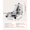 VEVOR Commercial Pizza Dough Press Machine 18 in Electric Dough Sheeter, Ideal for Bakery Home Restaurant Use, 1200W Cast Aluminum Pastry Press Plate, Adjustable Thickness Bread Forming Presser