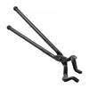 VEVOR Blacksmith Tongs 6-Piece V-Bit/Flat/Blade/Square/Wolf Jaw/ZV Tongs, for Bladesmithing & Blacksmithing, Firm Grip, Extended Handles, Premium Carbon Steel, Forge Tongs Bundle Set with Rivets