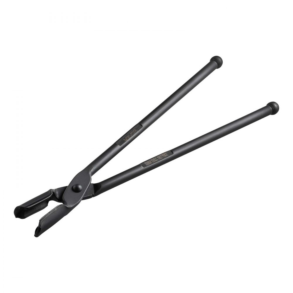 VEVOR Blacksmith Tongs 6-Piece V-Bit/Flat/Blade/Square/Wolf Jaw/ZV Tongs, for Bladesmithing & Blacksmithing, Firm Grip, Extended Handles, Premium Carbon Steel, Forge Tongs Bundle Set with Rivets