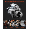 VEVOR Starter 6449, Starter Motor Replacement Compatible with Oldsmobile Bravada V6 4.3L 96-98, Isuzu Hombre V6 4.3L 97-98, GMC Yukon XL 2500 V8 8.1L 01-02, OEM 106449L 12564108 9000879 410-12153R