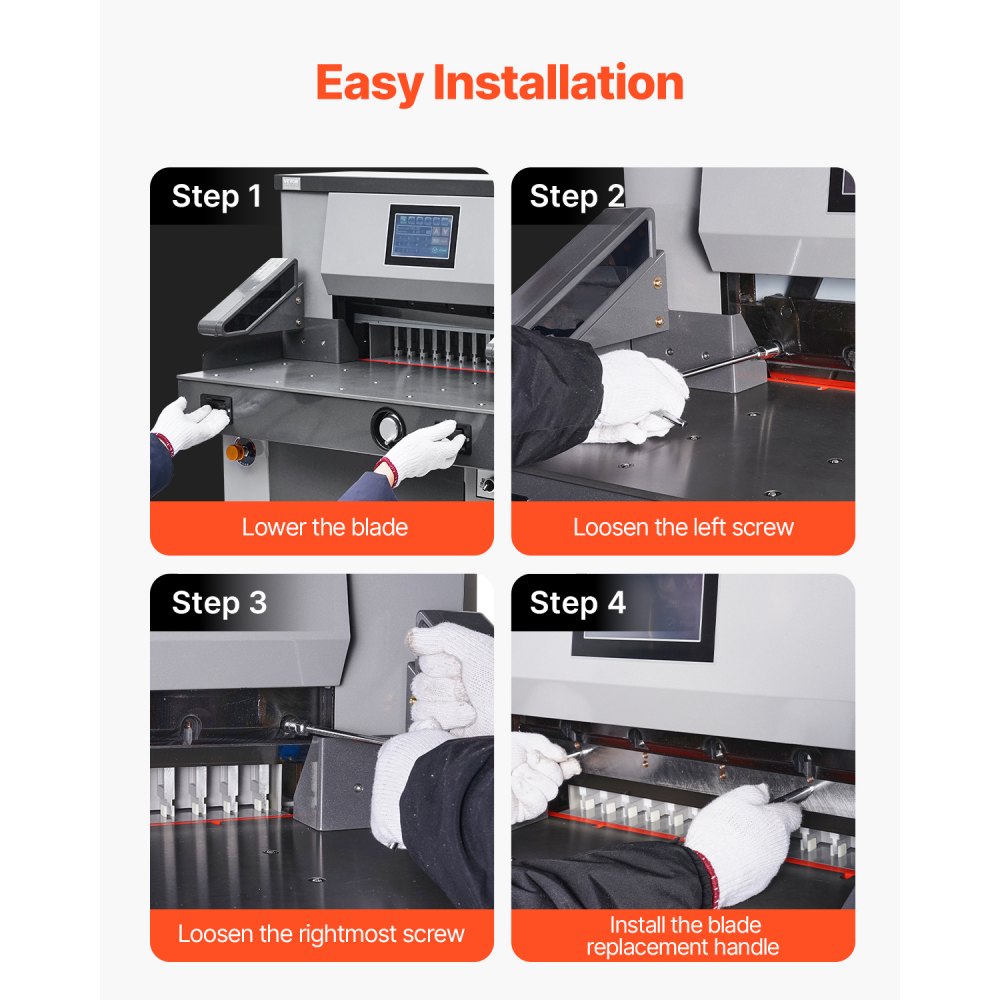 VEVOR Paper Cutter Blade, Heavy Duty Steel Blade Replacement Suitable for Professional Cutter H670TV7, Paper Trimmer Machine Spare Blade,800 x 76 x 10 mm