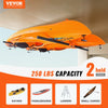 VEVOR Kayak Ceiling Storage Rack, Ceiling Storage Rack for 2 Kayak Canoe SUP, Adjustable Height Overhead Kayak Holder Hanger with Padded Arms, 250 LBS Max Load, for Indoor Outdoor Storage
