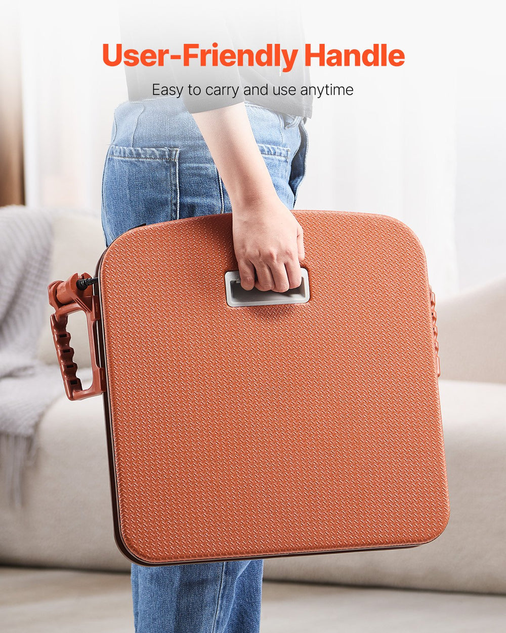 VEVOR Electric Seat Assist Lifting Cushion - user-friendly carry handle