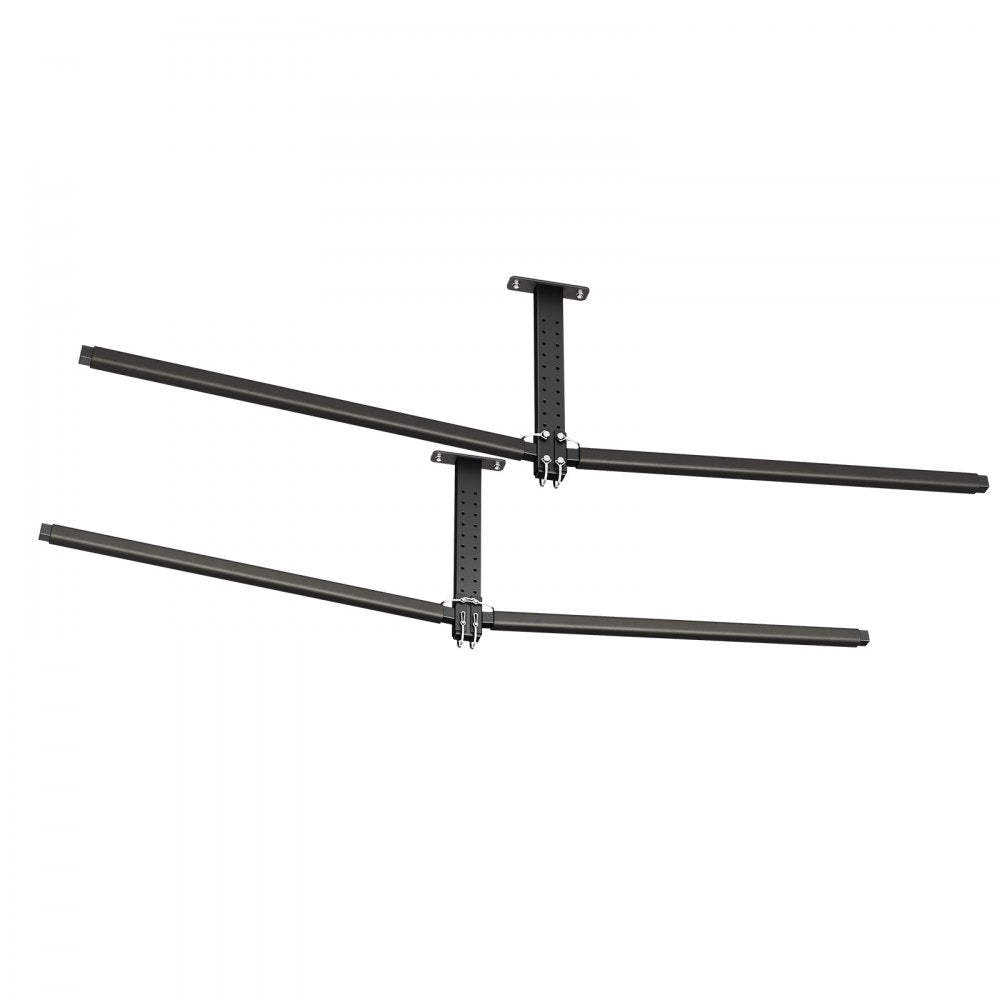 VEVOR Kayak Storage Rack for 2 Kayaks, Holds Up to 250 lbs, Heavy Duty Adjustable Ceiling Rack for Garage Ceiling Mount, Overhead Garage Storage Hanger for Canoe, Ladder, SUP, Surfboard & Paddleboard