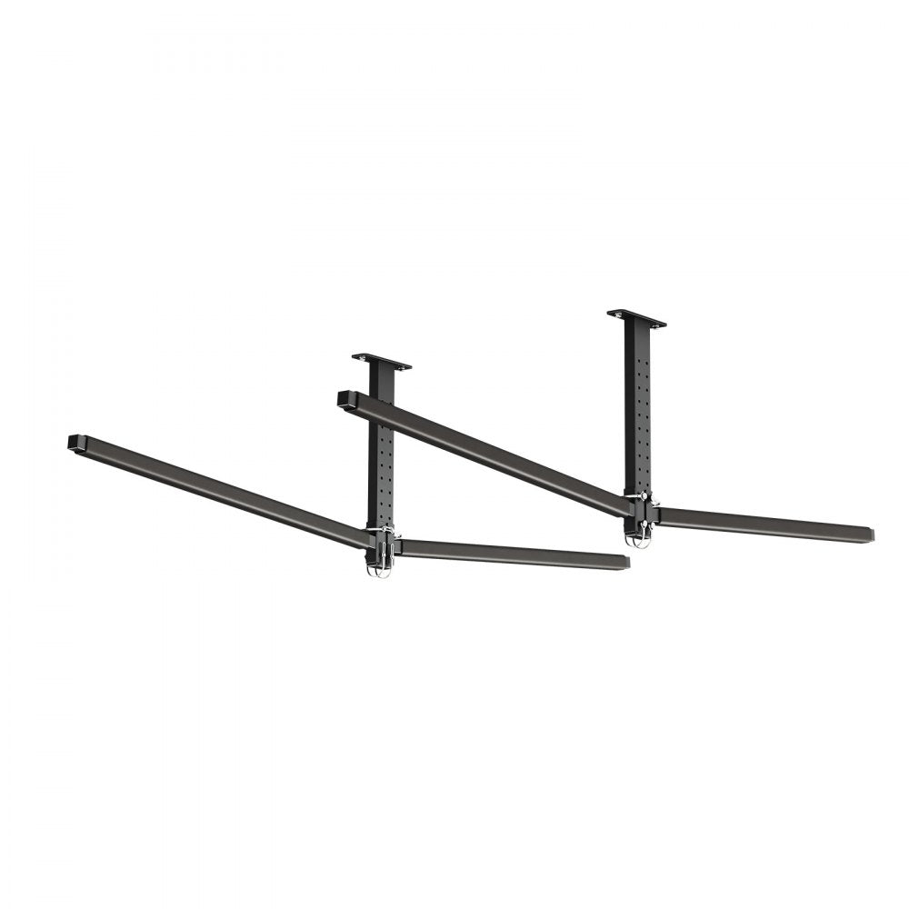 VEVOR Kayak Storage Rack for 2 Kayaks, Holds Up to 250 lbs, Heavy Duty Adjustable Ceiling Rack for Garage Ceiling Mount, Overhead Garage Storage Hanger for Canoe, Ladder, SUP, Surfboard & Paddleboard