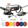 VEVOR Wet Polisher 800W, 4" Concrete Grinder with 6 Variable Speed and 7 Polishing Kits, Wet Grinder Machine for Marble, Granite, Stone, Rock, Tile, Equipped with a GFCI Switch, (1000 - 4000 RPM)
