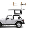 VEVOR Hard Top Remover Lift, 220 lbs, Jeep Hardtop Removal Storage Roof Hoist with Anti-Drop System, Easy One-Person Operation, Supports 8-16 in Ceiling, for 2-Door & 4-Door Jeep Wrangler JK JL & Ford