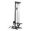 VEVOR LAT Pull Down Machine, 3-in-1 Row Cable Machine, Cable Machines Home Gym with 18-Level Height Adjustment, Wall-Mount Design, Load 500 lbs Lat Tower for Full-Body Workouts, Single-Arm Training