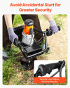 VEVOR Electric Post Hole Digger, 5.71 in Auger Bit with 1500W Powerful Motor, 140 RPM Alloy Steel Earth Auger Drill Bit with 10.24 in Extension Rod, for Post Hole Digging, Drilling & Tree Planting