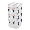 VEVOR Plastic Stackable Storage Bins, 10.9 x 5.5 x 5.1 inch (8 Pack), Plastic Containers for Organizing & Storage Bins for Closet, Garage, Small Parts, Office Supplies, Other Accessories, Transparent