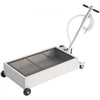 VEVOR Low Profile Oil Drain Pan, 20 Gallon Capacity, Rolling Oil Drain Pan with Electric Pump, 7.2 ft Hose & T Folding Handle, Leak-proof & Corrosion-resistant, Fit for Cars, SUVs, Trucks, ATVs, White