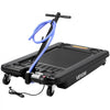 VEVOR Low Profile Oil Drain Pan, 17 Gallon Capacity, Rolling Oil Drain Pan with Electric Pump, 7.2 ft Hose & T Folding Handle, Leak-proof & Corrosion-resistant, Fit for Cars, SUVs, Trucks, ATVs, Black