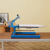VEVOR Screen Printing Machine 1 Color 1 Station Silk Screen Printing Press, 21.3 x 17.7 in Platen, Adjustable Tension, Powder-Coated Carbon Steel, for T-shirt Clothing DIY, Home and Commercial Use