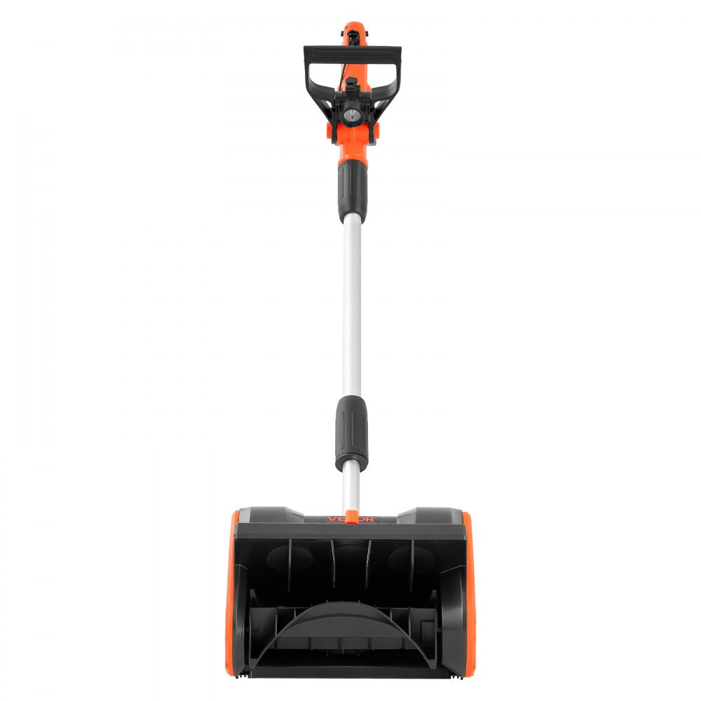 VEVOR Electric Snow Shovel 20V 12" Battery-Powered Cordless Snow Blower, for Driveway Patio Deck, Includes 4Ah Battery and Charger, 20 ft Throw Distance, 60° Chute, LED Light & Adjustable Handle