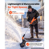 VEVOR Electric Snow Shovel 40V 13.5" Battery-Powered Cordless Snow Blower, for Driveway Patio Deck, Includes 2 x 4Ah Batteries & Charger, 20 ft Throw Distance, 60° Chute, LED Light, Adjustable Handle