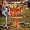 VEVOR Electric BBQ Rotisserie Grill Kit, 46 Inch 132 lbs Capacity, Automatic 52W Motor Height Adjustable Universal Roaster Stand, Stainless Steel Grilling Kit, Spit Rod with Heat Shield for Pig Lamb