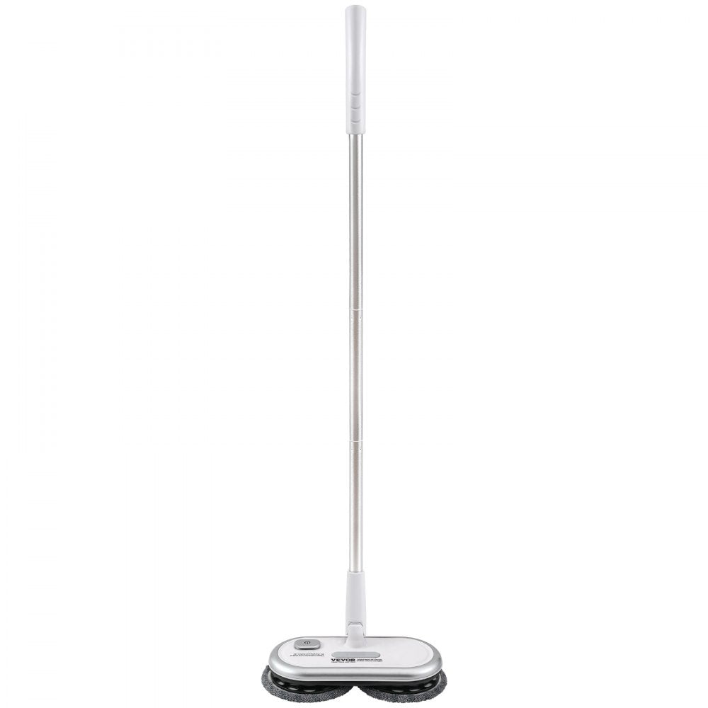 VEVOR Cordless Electric Mop, Up to 70 mins Powerful Battery, Electric Spin Mop with Dual Spinning Heads, 4 Microfiber Pads & 2 Floor Scrubber Pads, for Hardwood/Bathroom/Tile Floor Cleaning