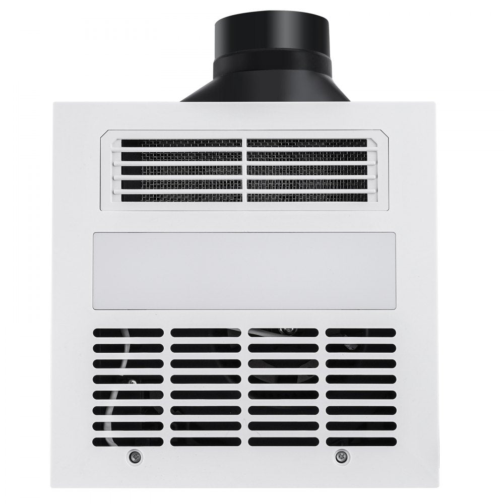 VEVOR Bathroom Exhaust Fan, 1500W Heating, 110 CFM High-Efficiency Ventilation, 1.5sones Low Noise Operation, Energy-Saving Bathroom Ceiling Fan, For Various Ceilings