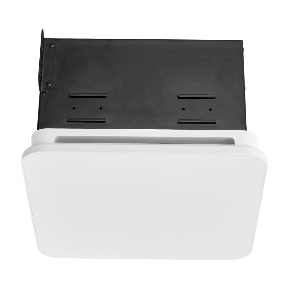 VEVOR Bathroom Exhaust Fan with LED Light, 110 CFM 4000K Bathroom Vent, 1.5 Sones Low-Noise, Premium Motor Ceiling Fan for Laundry Room, Storage Room, Home Ventilation, White