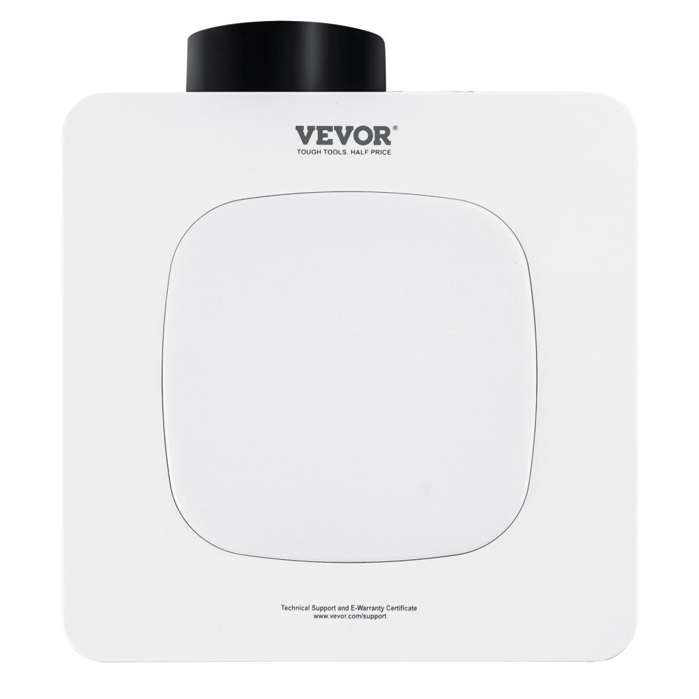 VEVOR Bathroom Exhaust Fan, 110 CFM High-Efficiency Ventilation, 1.5sones Low Noise Operation All-Copper Motor, Energy-Saving Bathroom Ceiling Fan, No Need For Attic Access, For Various Ceilings