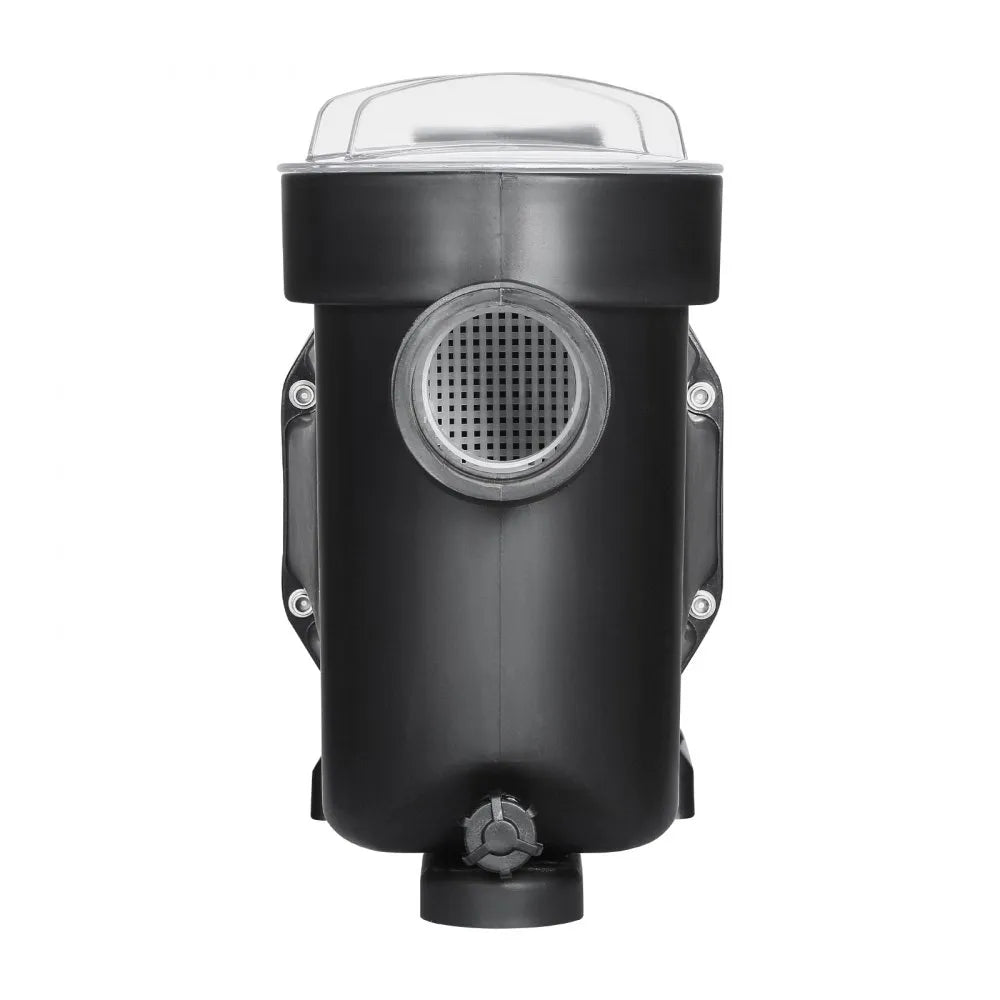 VEVOR Above Ground Pool Pump, 2.5 HP, 148 GPM Max Flow Single Speed Swimming Pool Pump, 220V 3450 RPM 62 ft Max Head Lift with PP Shell Strainer Basket, 122°F Max Water Temperature, for Hot Tubs Spas
