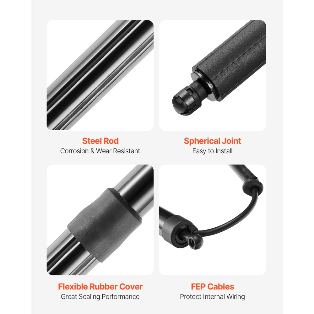 VEVOR Rear Left & Right Tailgate Power Lift Support, Compatible with 2014-2020 Nissan Rogue/X-Trail, Electric Tailgate Liftgate Power Hatch Shock Strut Replace OE# 905614BA4A 90561-4BA4A (2PCS)