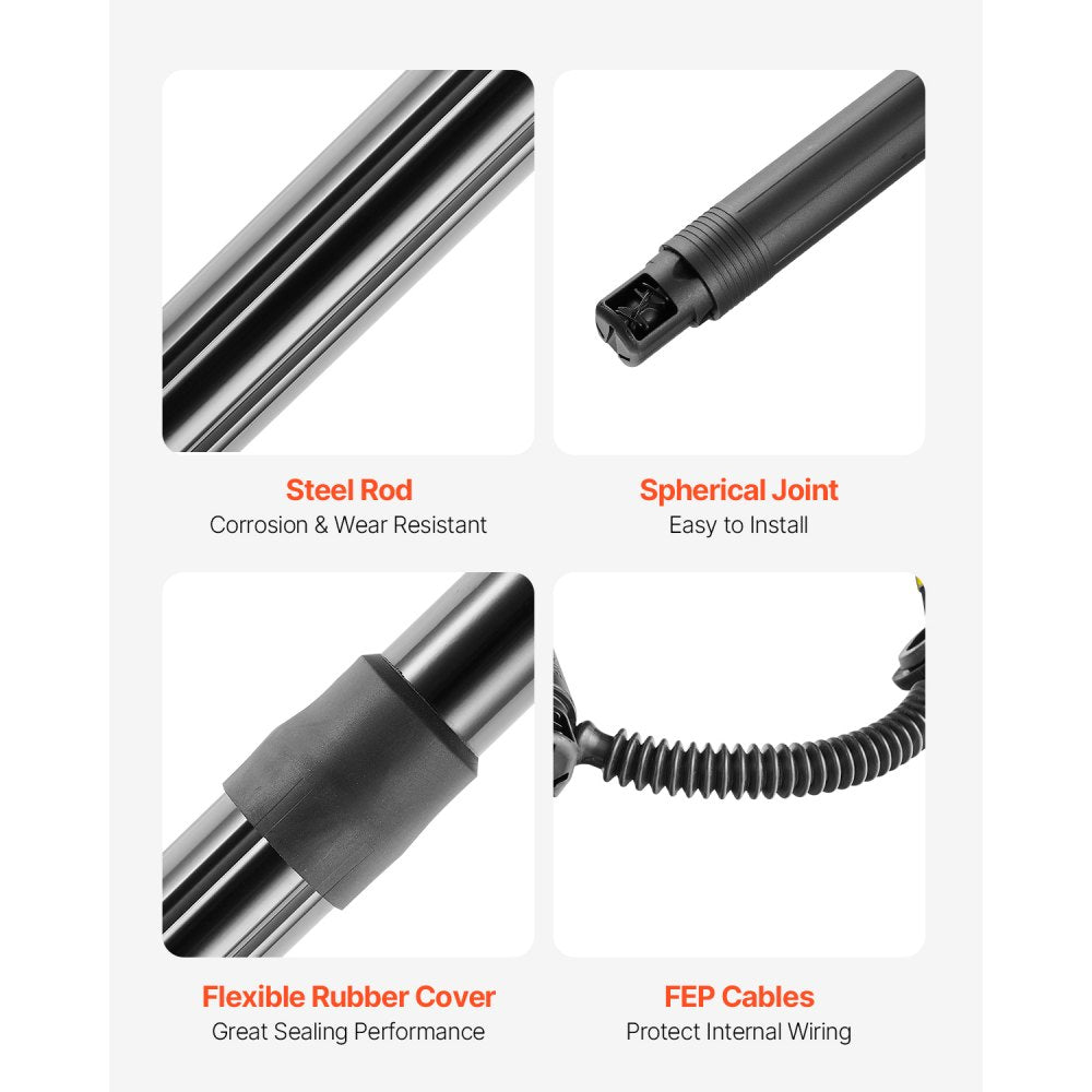 VEVOR Rear Left & Right Tailgate Power Lift Support, Compatible with 2015-2020 Cadillac Escalade/Escalade ESV, Electric Tailgate Liftgate Power Hatch Shock Strut Replace OE# 84306929 23226162 (2PCS)