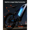 VEVOR Ebike Battery, 48V 20Ah Electric Bike Lithium Battery Pack with BMS, USB Charge Port, 3A Charger & Lock for 1500W E-Bike Motor, Detachable Electric Bicycle Replacement Kit with Discharge Socket