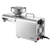 VEVOR Oil Press Machine, 8.27 LBS/H Capacity, 750W Oil Extractor Machine, Automatic Electric Oil Maker for Home Commercial Use, 122℉–572℉ Hot Pressing for Peanuts Sesames Soybeans Almonds