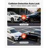 VEVOR Dash Cam Front and Rear, 4K+1080P, 64 GB Card Included, Dual Channel Dash Camera for Cars with Built-in GPS, G-Sensor, Front 129° & Rear 125°, 3.18" Touch Screen, Loop Recording, Parking Mode