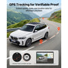 VEVOR Dash Cam Front and Rear, 4K+1080P, 64 GB Card Included, Dual Channel Dash Camera for Cars with Built-in GPS, G-Sensor, Front 129° & Rear 125°, 3.18" Touch Screen, Loop Recording, Parking Mode