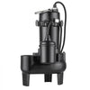 VEVOR Submersible Sump Pump 1/2 HP 5400 GPH Cast Iron Sewage/Effluent Pump, for Basement Septic Tank Residential, Automatic Tethered Float Switch, 2-Inch NPT Discharge, 22 ft Lift, IPX8 Waterproof