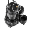 VEVOR Submersible Sump Pump 1/2 HP 5400 GPH Cast Iron Sewage/Effluent Pump, for Basement Septic Tank Residential, Automatic Tethered Float Switch, 2-Inch NPT Discharge, 22 ft Lift, IPX8 Waterproof