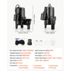 VEVOR Submersible Sump Pump 1/2 HP 6900 GPH Cast Iron Sewage/Effluent Pump, for Basement Septic Tank Residential, Automatic Tethered Float Switch, 2-Inch NPT Discharge, 20 ft Lift, IPX8 Waterproof