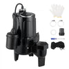 VEVOR Submersible Sump Pump 1/2 HP 6900 GPH Cast Iron Sewage/Effluent Pump, for Basement Septic Tank Residential, Automatic Tethered Float Switch, 2-Inch NPT Discharge, 20 ft Lift, IPX8 Waterproof