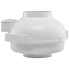 VEVOR 4 to 4.5 inch Radon Mitigation Fan System, Quiet 380 CFM Radon Mitigation Kit with 2 Couplers, Waterproof Radon Fan Electric Inline Duct Fan Exhaust Fan for Indoor Outdoor Ventilation