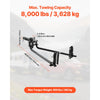 VEVOR Weight Distribution Hitch, 8000 lbs Max. Towing with Sway Control, Weight Distributing Hitches Kit for Trailers & RVs, 800 lbs Max. Tongue, 2 in Shank, 2-5/16 in Ball, Load Leveling Hitch