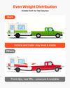 VEVOR HL6000 even weight distribution comparison infographic