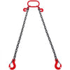 VEVOR Chain Sling, 5/16 inch x 6 ft Lifting Chains with Hooks, G80 Engine Chain Hoist Lifts, 6600 lbs/3 Ton Lifting Sling Chains for Engine Hoist, Engine Lift Chain with 2 Leg Grab Hooks and Adjusters