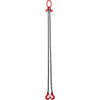VEVOR Chain Sling, 5/16 inch x 6 ft Lifting Chains with Hooks, G80 Engine Chain Hoist Lifts, 6600 lbs/3 Ton Lifting Sling Chains for Engine Hoist, Engine Lift Chain with 2 Leg Grab Hooks and Adjusters