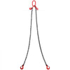 VEVOR Chain Sling, 3/8 inch x 6 ft Lifting Chains with Hooks, G80 Engine Chain Hoist Lifts, 11000 lbs/5 Ton Lifting Sling Chains for Engine Hoist, Engine Lift Chain with 2 Leg Grab Hooks and Adjusters