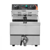 VEVOR Commercial Deep Fryer, 1500W Electric Countertop Fryer with Basket, 11.6Qt / 11L Stainless Steel Single Oil Fryer with Time & Temp Control, Overheat Protection, for Kitchen Restaurant Use