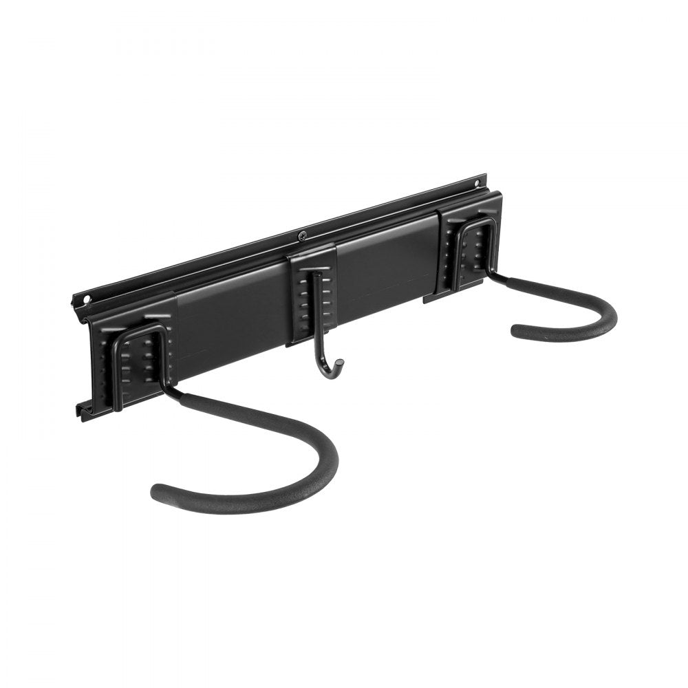 VEVOR Bike Storage Rack, 6 Bike Racks and 5 Helmets Hooks, Wall Mount Bike Storage Hanger, Home & Garage Organizer, Customizable for Various Bike Sizes, Adjustable Holder, Holds Up to 300 lbs, 85-inch