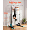 VEVOR Pull Up Bar, 330LBS Capacity Portable Pullup Bar Station, Pullup Bars Free Standing with H-Frame Structure & Heavy-Duty Steel Tube, 8 Level Height Adjustment Gravity Fitness for Arms Back Chest