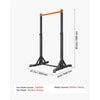 VEVOR Pull Up Bar, 330LBS Capacity Portable Pullup Bar Station, Pullup Bars Free Standing with H-Frame Structure & Heavy-Duty Steel Tube, 8 Level Height Adjustment Gravity Fitness for Arms Back Chest